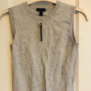 JCREW GREY SWEATER VEST SIZE SMALL NWT